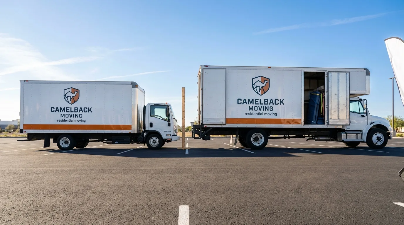 Moving truck size capacity guide in Danielsville